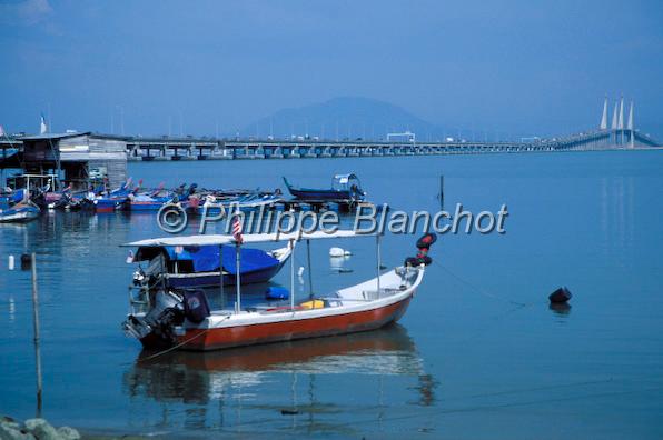 malaisie 20.jpg - Port et pont de PenangMalaisie